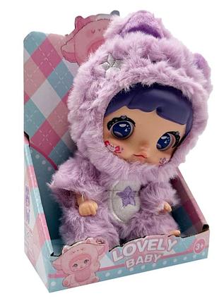 Дитяча м'яка іграшка-брелок "lovely baby" 6053a(violet)