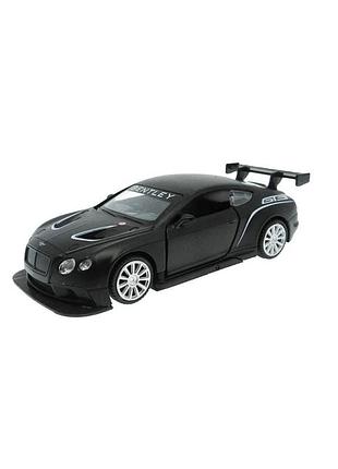 Детская автомодель bentley continental gt3 technodrive 250259 матовый черный