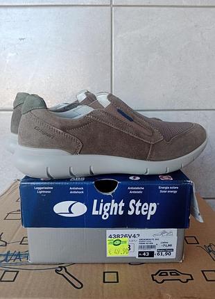 Чоловічі туфлі light step спортивні сірі