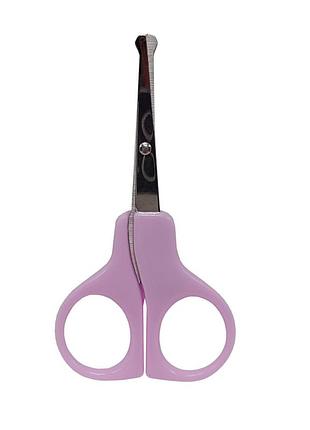 Ножницы маникюрные безопасные mgz-0715(lilac) сиреневый