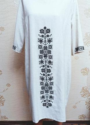 Платье вышито женское, р.52