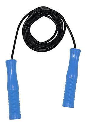 Дитяча скакалка №1 0749(blue) діаметр 3,7 мм, довжина 270 см, чорна