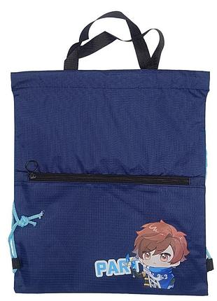Детская сумка для обуви «anime» 2-54-1(blue) 40 x 35 см