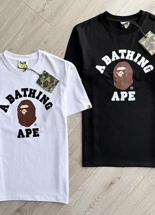 Футболка bape з принтом мавпи