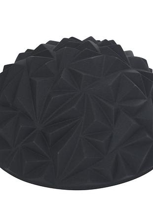 Полусфера массажная балансировочная bambi ms 4959(black) текстурная поверхность, 16,5х7 см