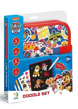 Дитяча набір для малювання "paw patrol" 200518, 6 кольорових маркерів