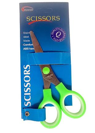 Канцелярські ножиці №5 scissors "c" 89466(green) 13 см
