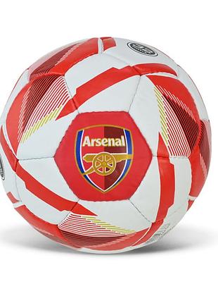 Мяч футбольный arsenal fp094 №5, pu 420 грамм, 32 панели, сетка+игла в комплекте