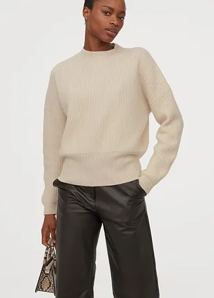 Кашемировый свитер h&m premium
