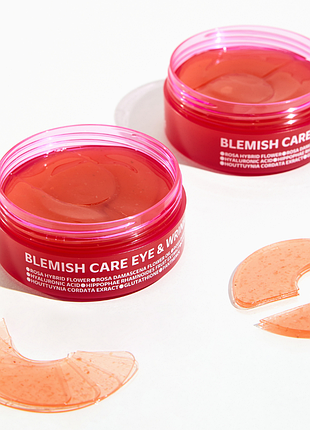 Isoi blemish care eye & wrinkle patch патчі з ніацинамідом і гіалуроновою кислотою 90 шт.
