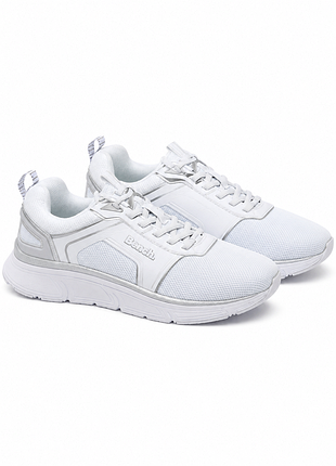 Немецкие женские кроссовки bench (36р/23см) белые сетчатые
