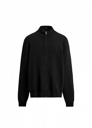 Кофта на блискавці zara 19887 black xl