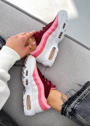 Женские кроссовки nike air max 95 big bubble valentine's day х эйр макс 38