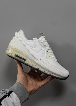 Чоловічі білі кросівки nike air max 90 terracape white х ейр макс 43
