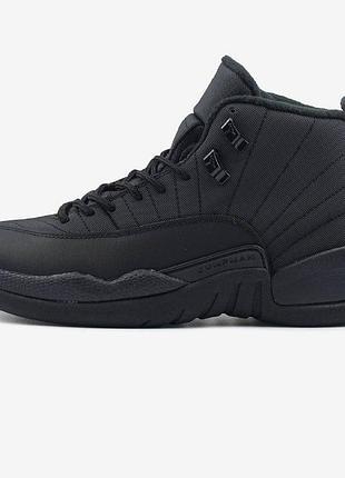 Jordan 12 retro winterized triple black