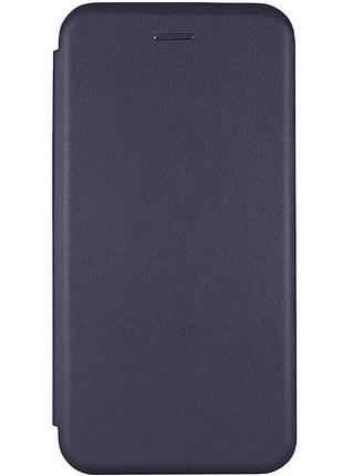 Чохол книжка classy для samsung galaxy a57 5g темно синій екошкіра мікрофібра магнітна фіксація слот для карток 360 захист