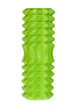 Роллер для занятий йогой и пилатесом gemini hard g0007-33gr 33см*12,5см