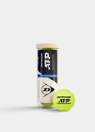 Мячи для тенниса dunlop atp official 3b пластик банка 601626 (орригинал)