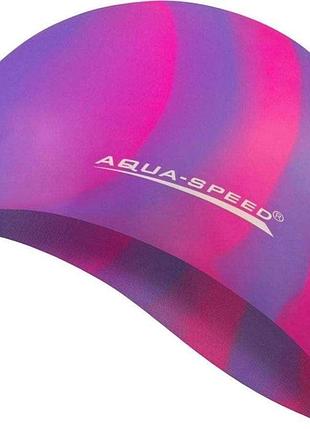 Шапка для плавания aqua speed bunt 4055 мультиколор osfm 113-62 (орригинал)