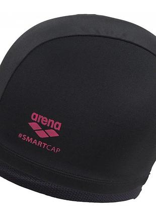 Шапка для плавания arena smartcap osfm черный женский 004401-100 (орригинал)