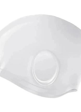 Шапка для плавания aqua speed ear cap volume 61511 белая osfm 284-05 (оriгинал)