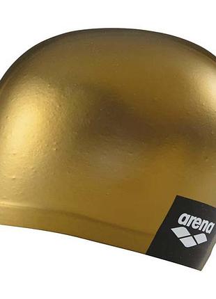 Шапка для плавания arena logo moulded cap золотой уни osfm 001912-205 (орригинал)