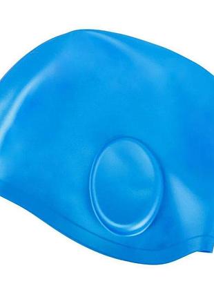 Шапка для плавания aqua speed ear cap volume 60469 голубая osfm 284-02 (орригинал)