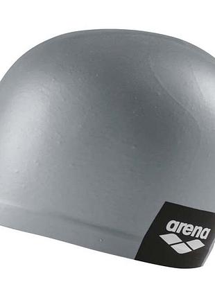 Шапка для плавания arena logo moulded cap серый уни osfm 001912-202 (орригинал)