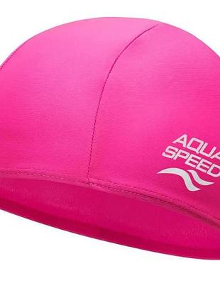 Шапка для плавання aqua speed baby cap 61711 рожевий діт 755-03 (оригінал)