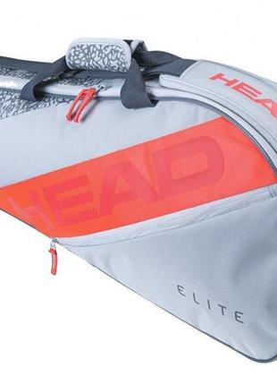 Сумка чехол head elite 3rgror 2022 (3 ракетки) 283-652gror (орригинал)