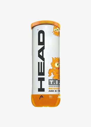 Мячи для тенниса head tip orange 3b банка 3шт. 578123 (оригинал)