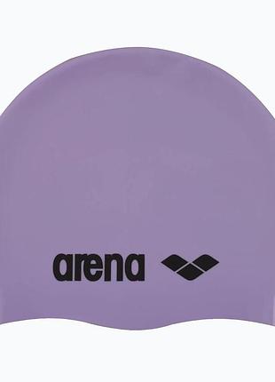 Шапка для плавания arena classic silicone фиолетовый уни osfm 91662-085 (оriгинал)