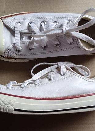 Оригинальные кожаные кеды converse all star (модель 348419c).