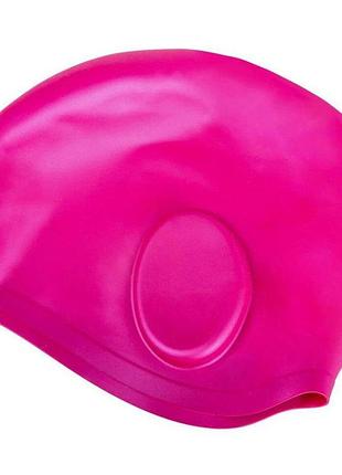 Шапка для плавания aqua speed ear cap volume 60472 розовый osfm 284-03 (орригинал)