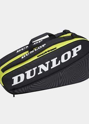Сумка чехол dunlop tac sx-club 6rkt black/yellow (6 ракетки) (оriгинал)