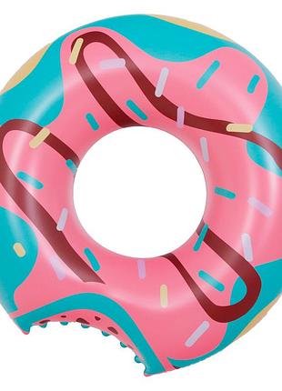 Круг для плавання надувний пончик donut 125×120,5 см (12+) 35462