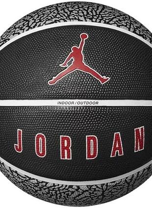 Мяч баскетбольный nike jordan playground 8p black/wolf grey/gym red size 5 j.100.8255.055.05 (оriгинал)