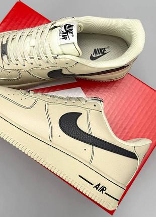Nike air force 1 low beige black