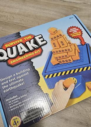 Конструктор симулятор подземных толчков survive the quake engineering kit от lakeshore 3