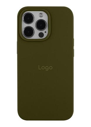 Захисний чохол full size у класичному стилі для apple iphone 14 pro army green
