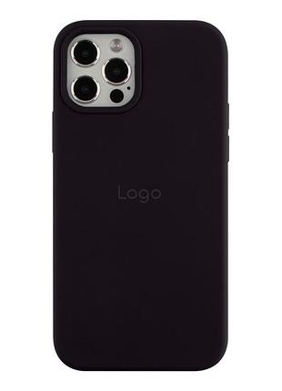 Чехол silicone case (aa) для iphone 12 pro max elderberry