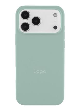Чехол silicone case full size (aa) appleiphone17 pro max панель-накладка для телефона айфон 17 pro max turquoise