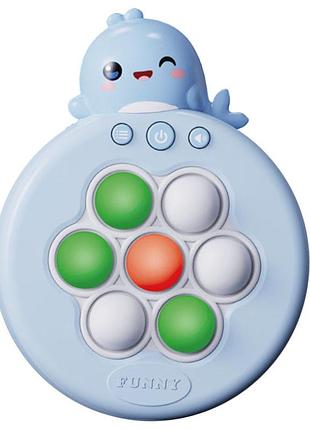 Портативная игра pop-it speed push game ver.6 dolhpin