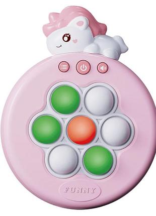 Портативная игра pop-it speed push game ver.6 unicorn