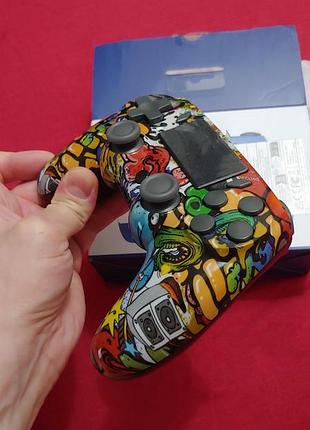 Геймпад gaminja dualshock4 ps4 ps3 пк android ios акб 800 мач, виброотклик, тачпад новый