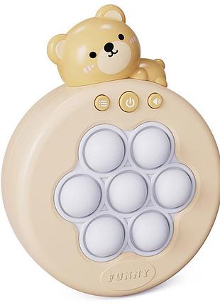 Портативная игра pop-it speed push game ver.6 bear