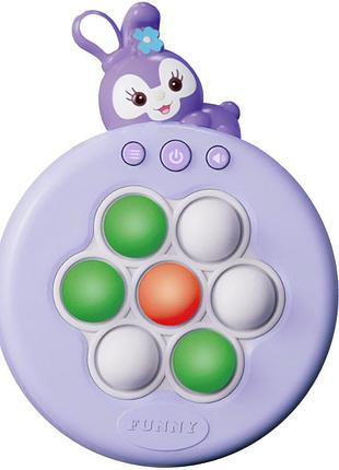 Портативная игра pop-it speed push game ver.6 rabbit