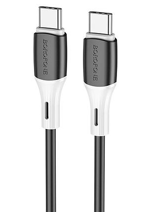 Дата кабель borofone bx79 type-c to type-c 60w (1m) чорний