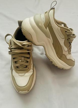 Кросівки puma, р. 38 — бежеві