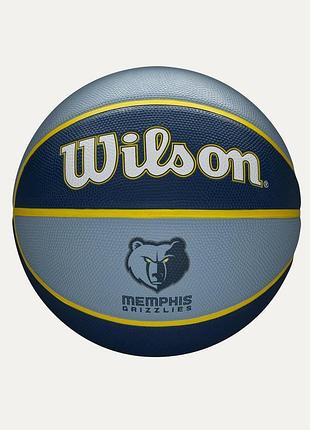 Баскетбольний м'яч wilson nba team tribute bskt mem grizzlies розмір 7 wtb1300xbmem (оригінал)